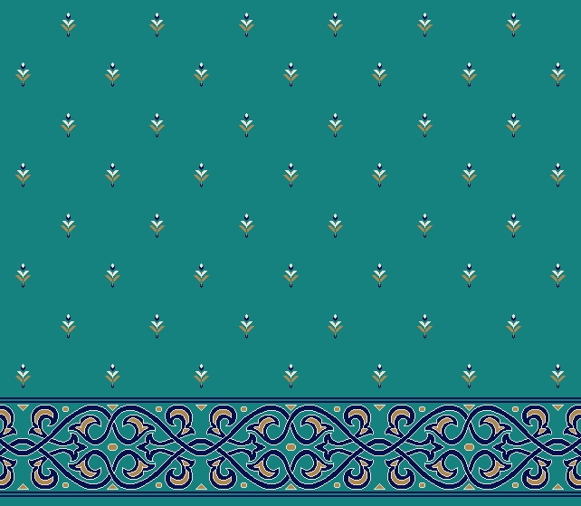 Akrilik Cami Halısı Desenleri Üretim Montaj