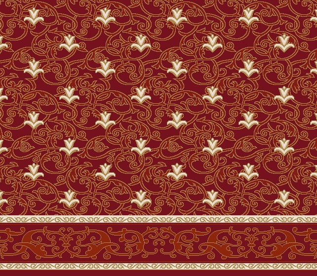 Akrilik Cami Halısı Desenleri Üretim Montaj